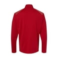 thumbnail image 2 of Adidas - Shoulder Stripe Quarter-Zip Pullover - A520 - Team Power Red - Size: S, 2 of 2