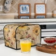 thumbnail image 6 of Sikiie Vintage Floral Butterfly Collage Toaster Covers 2 Slice Dustproof Toaster Cover Bread Machine Cover, Dustproof Cover - 11.4" x 7.5" x 7.9", 6 of 7