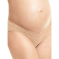 thumbnail image 3 of Hanes Women's Maternity V-Front Hipster Underwear, 3 Pack, 3 of 6