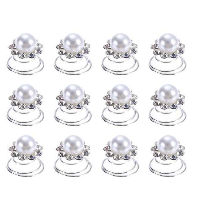 YSNOOWE 12Ud Clips De Con Y De Cristal Ideales Para Bodas Y Fiestas