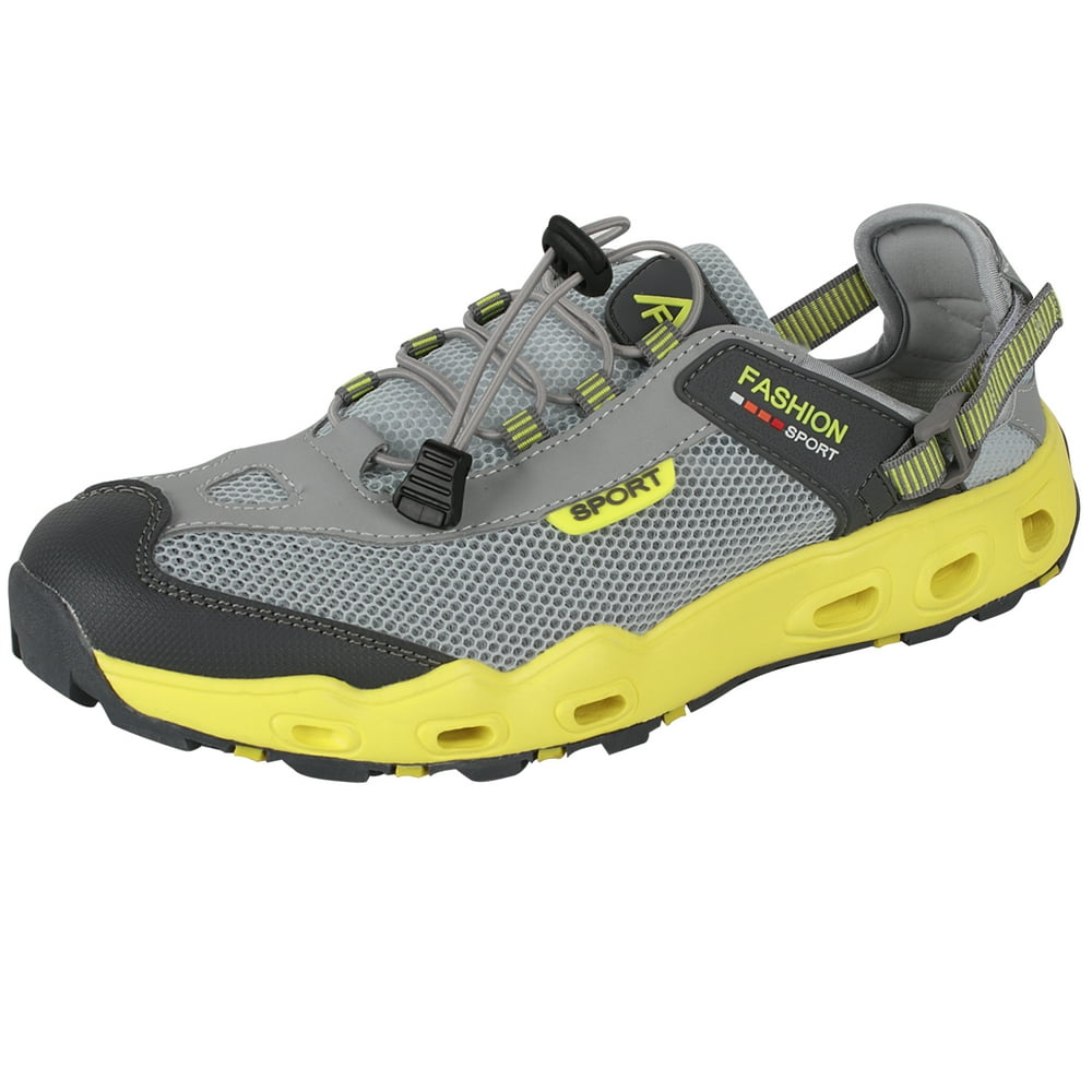 4How 4How Men's Stylish Outdoor Water Shoes Fashion Non Slip Swim