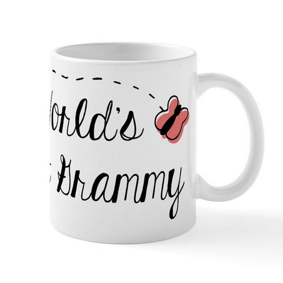 CafePress - World's Best Grammy - 11 oz Ceramic Mug - Novelty Coffee Tea Cup