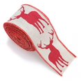 thumbnail image 4 of Coxeer Christmas Ribbon Burlap Vintage Festival Plaid DIY Wrapping Ribbon Craft Ribbon, 4 of 6