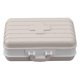 thumbnail image 1 of Mini Medicine Box 6 Compartments Luggage Design Tight Sealing Plastic Medicine Container for Pocket Travel Beige, 1 of 4