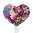 thumbnail image 2 of Haruna Floral Pattern Heart Love Cupcake Picks Toppers Decoration Set of 6, 2 of 7