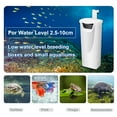 thumbnail image 3 of Small Water Filter For Turtle Tank 3w For Water Level 2.5-10cm 200lh Rate, 3 of 5