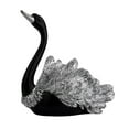 thumbnail image 3 of Estatua de cisne negro, escultura animal, elegante colección de artesanía de resina, adorno de cisne Estilo B, 3 of 9