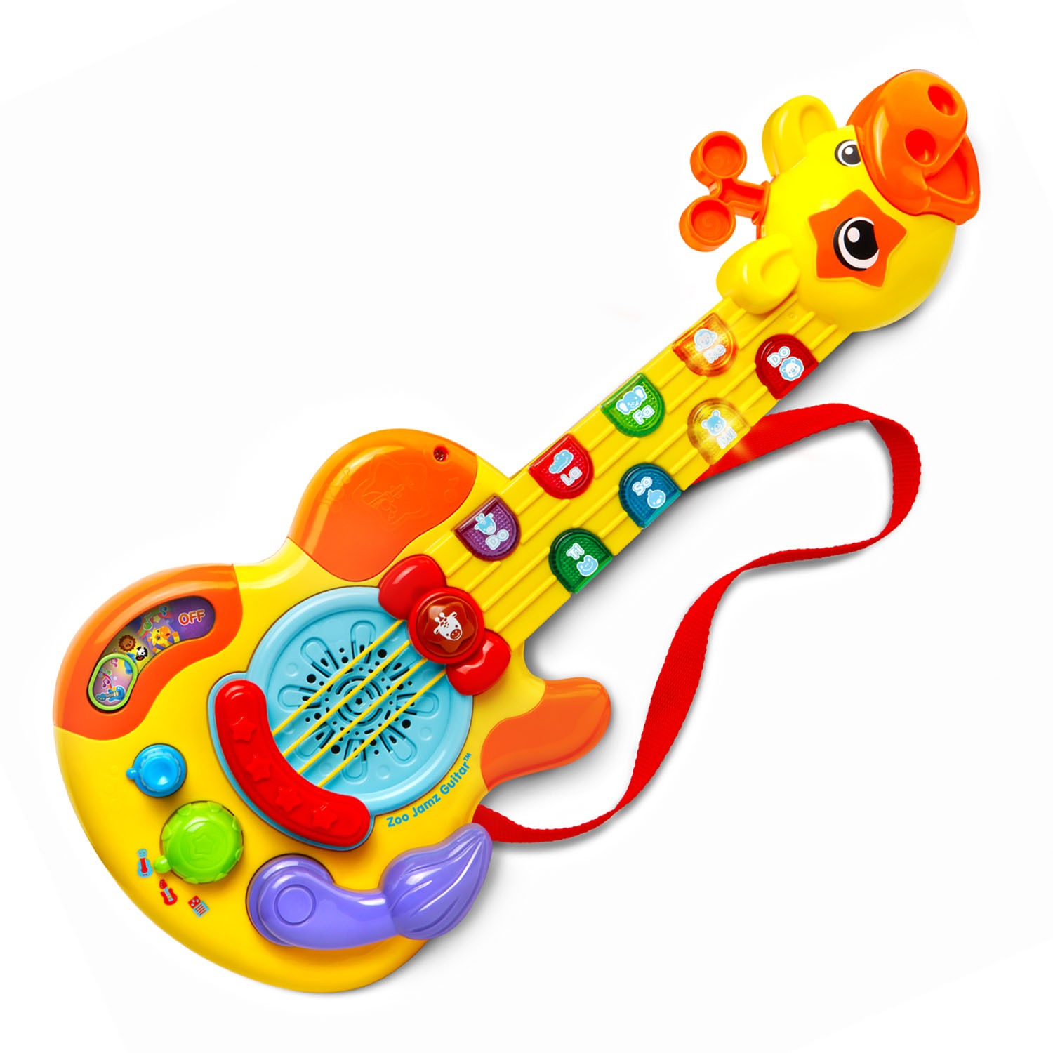 2-in-1 Kids Guitar & Piano Music Toy - Electric Guitar With Strap & Lights For Toddlers 3-5 Years | Pink Musical Instrument
