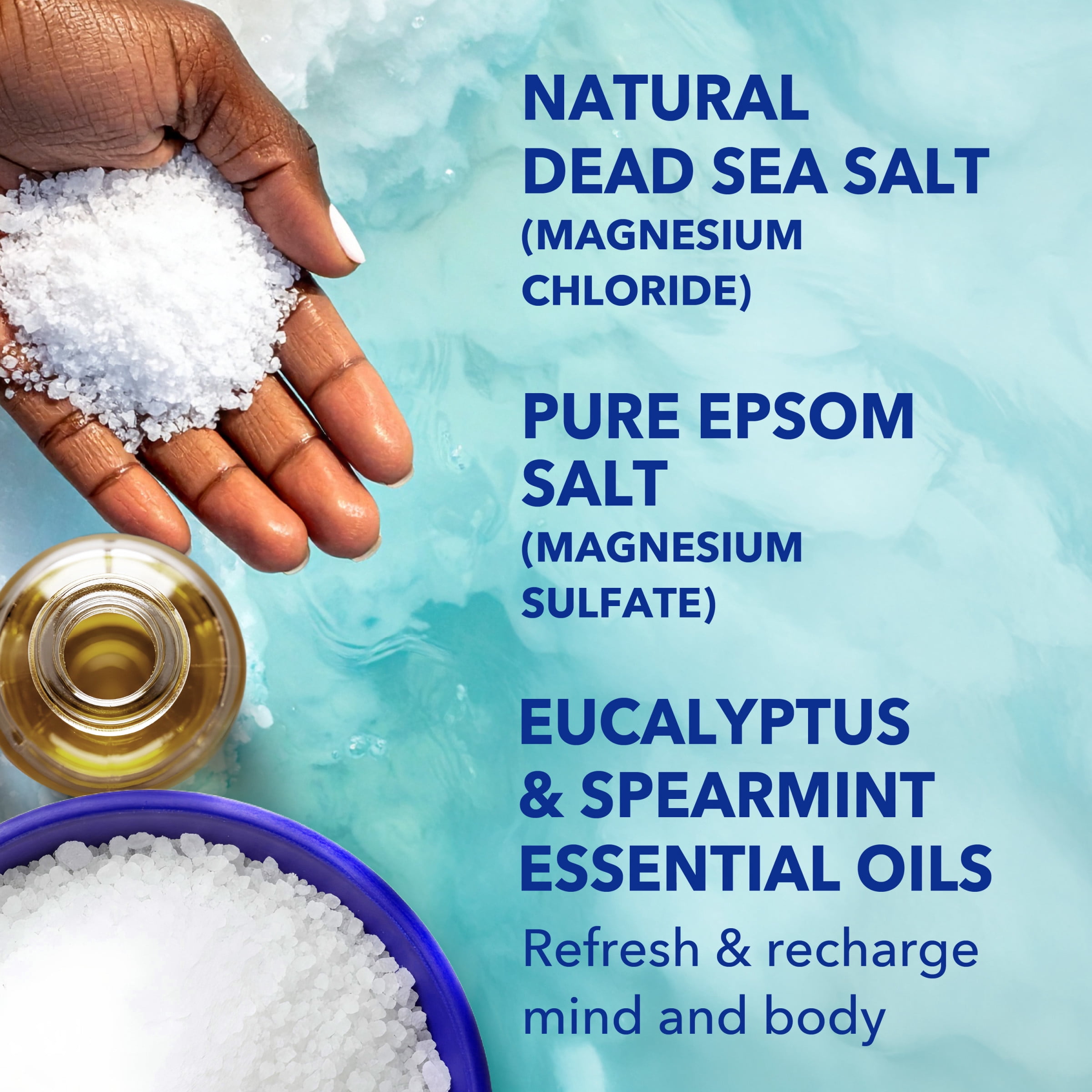 Dr Teal's Relax & Relief Magnesium Spray with Eucalyptus & Spearmint Essential Oils, 8 fl oz