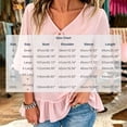 thumbnail image 3 of Trikvn Chiffon Tops for Women V Neck Tie Front Flutter Short Sleeve Tops Ruffle Peplum Blouses Flowy Elegant Casual Dressy Babydoll Tunic Summer Fall Shirts, 3 of 7