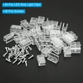 thumbnail image 3 of Unique Bargains LED Strip Light Clips Mounting Bracket Fixing Clips Plastic for 5.9-6.4mm Neon Light Cable Clear 40 Pack, 3 of 6