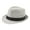 Light Grey, variant on harmtty Unisex Elegant Braided Wide Brim UV Protection Panama Hat Fashion Accessories,Cream-colored