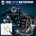 thumbnail image 2 of Smartwatch Erosados Militar con pantalla de 1,96" y resistencia al agua 3 ATM, 2 of 7