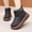#101-Brown, variant on Wowcloth Women's Snow Boots – Fleece-Lined Thickened Thermal Platform Round Toe Comfortable Casual Short Shaft for Winter Outdoor Wear