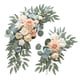 thumbnail image 2 of 2x Arco de boda con flores, letrero de bienvenida, decoración, arreglo floral, guirnalda de fondo, guirnalda de flores artificiales para aniversario Azul champán, 2 of 8