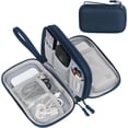 thumbnail image 1 of Bolsa organizadora de cables de viaje, bolsa de transporte para accesorios electrónicos, bolsa de almacenamiento portátil impermeable de doble capa para cables, cargadores y teléfonos, 1 of 5