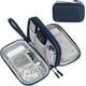 thumbnail image 1 of Bolsa organizadora de cables de viaje, bolsa de transporte para accesorios electrónicos, bolsa de almacenamiento portátil impermeable de doble capa para cables, cargadores y teléfonos, 1 of 5