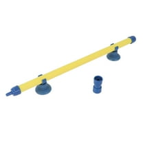 Gymnture 10" Aquarium Bubble Wall Stone with Suction Cup - Yellow