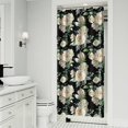 thumbnail image 2 of Waterproof Pioneer Shower Curtain 36x72 Inch Polyester Unique Colorful Floral Shower Curtain for Bathroom Hotel Home Decor with 7 Plastic Hooks, 2 of 5