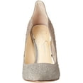 thumbnail image 2 of Jessica Simpson Wayva Silver Rhinestone Fashion Pointed Toe High Heeled Pumps (Silver/Champagne, 6), 2 of 7