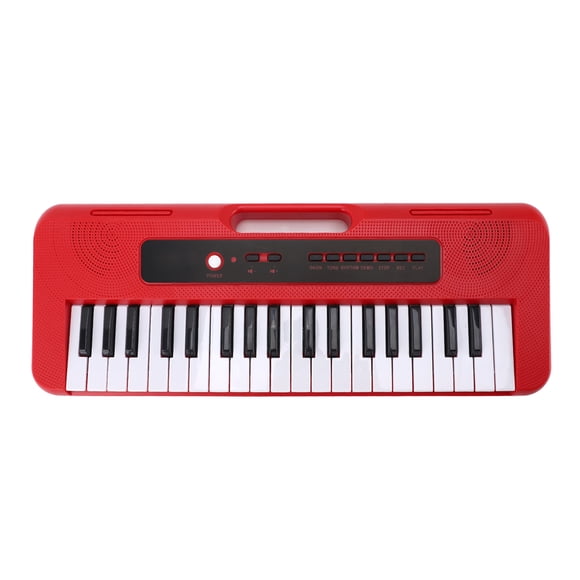 Teclado de piano Pequeño, 10 Canciones de Demostración Para Niños Portátiles piano 37 Teclas 4 Tonos 4 Ritmos Suministro de Energía dual para niñas para ninas