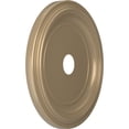thumbnail image 2 of Ekena Millwork 22"OD x 3 1/2"ID x 1 1/2"P Traditional Thermoformed PVC Ceiling Medallion (Fits Canopies up to 13 1/2"), Universal Metallic Champagne Mist, 2 of 5