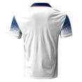 thumbnail image 6 of wendunide polo shirts for men Mens Fashion Casual Sports Printed Turndown Collar Short Sleeve Shirt Top Blouse Mens Polo Shirts White XXL, 6 of 6