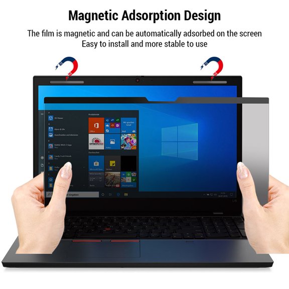 Magnetic Screen Filter Anti UV Film Anti Frosted High-transmittance Film Magnetic Adsorption Protection Anti-Eye Fatigue For 15.6'' Laptop With 16:9 Aspect Ratio