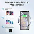thumbnail image 2 of 10W Max Wireless Charger, Ultra Thin Thermal Resin Fast Charging Pad, Fast Charging Compatible for iPhone 8 and Above Series, Samsung Galaxy Series & etc (No AC Adapter) (White), 2 of 9