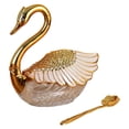 thumbnail image 1 of simhoa Swan Shaped Sugar Container Creative with Spoon for Hotel Restaurant Kitchen Style A, 1 of 8
