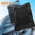 thumbnail image 2 of FIEWESEY Case for Urao X109 Tablet 10.1 Inch Tab Friendly Hybrid Soft Silicone Adjustable Shoulder Strap Built in Kickstand Pen Holder Compatible with Urao X109 10.1" 2026 Model (Black), 2 of 6