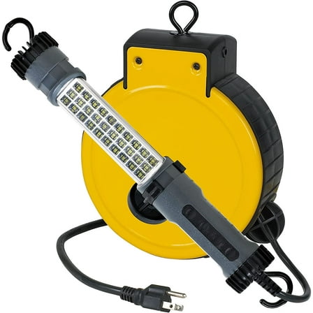 Alert Retractable Cord Reel with Work Light - 300 Lumen 3230SMS