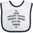 thumbnail image 3 of Inktastic My Little Heirloom Tomato Picked Fresh from the Garden Boys or Girls Baby Bib, 3 of 4