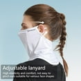 thumbnail image 4 of Neck Gaiter Face Mask with Adjustable Ear Loop for Women Girl UV Protection Cooling Balaclava Face Cover, 4 of 5