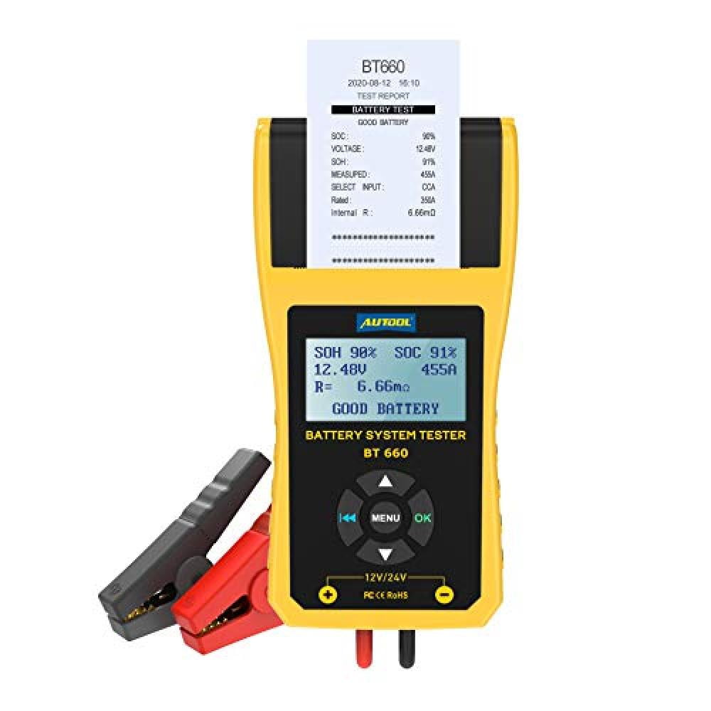 New BT660 Battery Conductance Tester 12V/24V BT660 Auto Battery