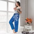 thumbnail image 5 of Naloa Blue Christmas With Snowflakes Pajamas Pants for Women, Lounge for Women,Women’s Pajama Lounge Pants-XX-Large, 5 of 6