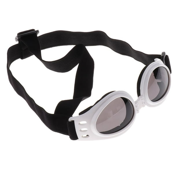 Gafas de seguridad para perros Gafas de sol a prueba de viento Gafas impermeables para perros con Blanco jinwen Gafas de sol de cachorro de perro mascota