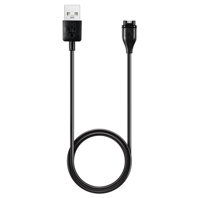 Cable de carga USB de reloj inteligente de goma de 3, / 1 cable de carga con de carga rápida y estable para Fenix 5X negro Sunnimix Cable del cargador del reloj inteligente