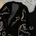 thumbnail image 6 of SUXIAN Cardigan For Women Dinosaur Print Knit Sweater Oversized Streetwear Long Sleeve Open Front Cardigan Sweater, 6 of 6