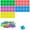 Multi-color, variant on 120 Pcs Diamond Art Painting Wax, 2x2cm Red Painting Refills Glue DIY Diamonding Glue Clay for DIY Painting for Embroidery Accessories, Painting Clay, Topboutique