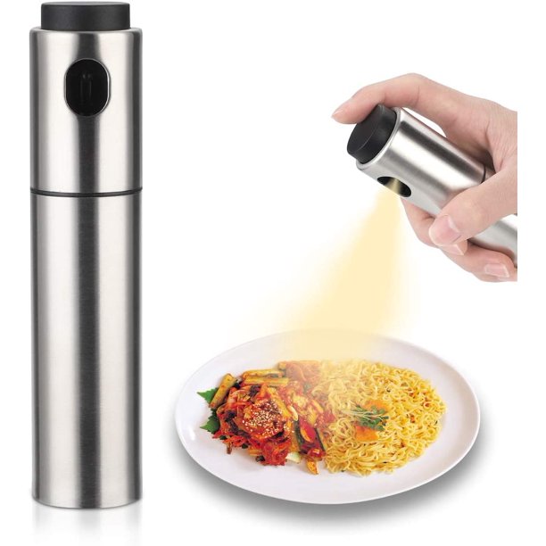 2 Pack Olive Oil Sprayer Dispenser for Cooking, Portable Ecofriendly