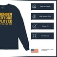 thumbnail image 6 of RED Until They All Come Back Long Sleeve T-shirt Remember Everyone Deployed Remembrance Day Friday American Military, 6 of 7