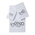 thumbnail image 2 of Linum Home Textiles Annabelle 3 Piece Turkish Cotton Embellished Towel Set, 2 of 2