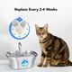 thumbnail image 5 of 3 Filtros de Repuesto para Fuente de Agua de 108 Oz/3,2 L de Acero Inoxidable para Dispensadores de Agua para Perros y Gatos, Esponjas y Filtros de Espuma, 5 of 5