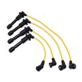 thumbnail image 1 of Cables de alta tensión de silicona doble,Cables de encendido de silicona doble HT amarillos,Kit de reemplazo de arnés de cables de encendido,Accesorios de encendido para automóviles de, 1 of 8