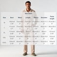 thumbnail image 3 of GSPCLAM Mens Pajama Sets Fall Winter Loungewear Pajamas Sets Big & Tall Long Sleeve Stripes Sleepwear Shirt and Pants Sets Beige 3XL, 3 of 5