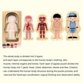thumbnail image 2 of Rompecabezas De Cuerpo Humano De Madera Para Niños Y Niñas, Rompecabezas De Múltiples Capas Con Estructura Corporal, Juguetes Para Niños, Juguetes Educativos Montessori Para Niños Scienceny FN003451-01, 2 of 6