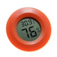 thumbnail image 1 of Termómetro electrónico redondo para hormiguero, higrómetro digital para granja de hormigas, accesorios para hormigas, color naranja, 1 of 3