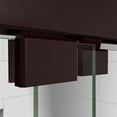 thumbnail image 6 of DreamLine Encore 36 in. D x 60 in. W x 78 3/4 in. H Bypass Shower Door in Oil Rubbed Bronze and Center Drain Biscuit Base Kit, 6 of 18