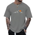 thumbnail image 2 of Mountain Graphic Tees for Men 2026 Summer Casual Short Sleeve Crewneck T Shirts Hiking Camping Shirt, 2 of 5